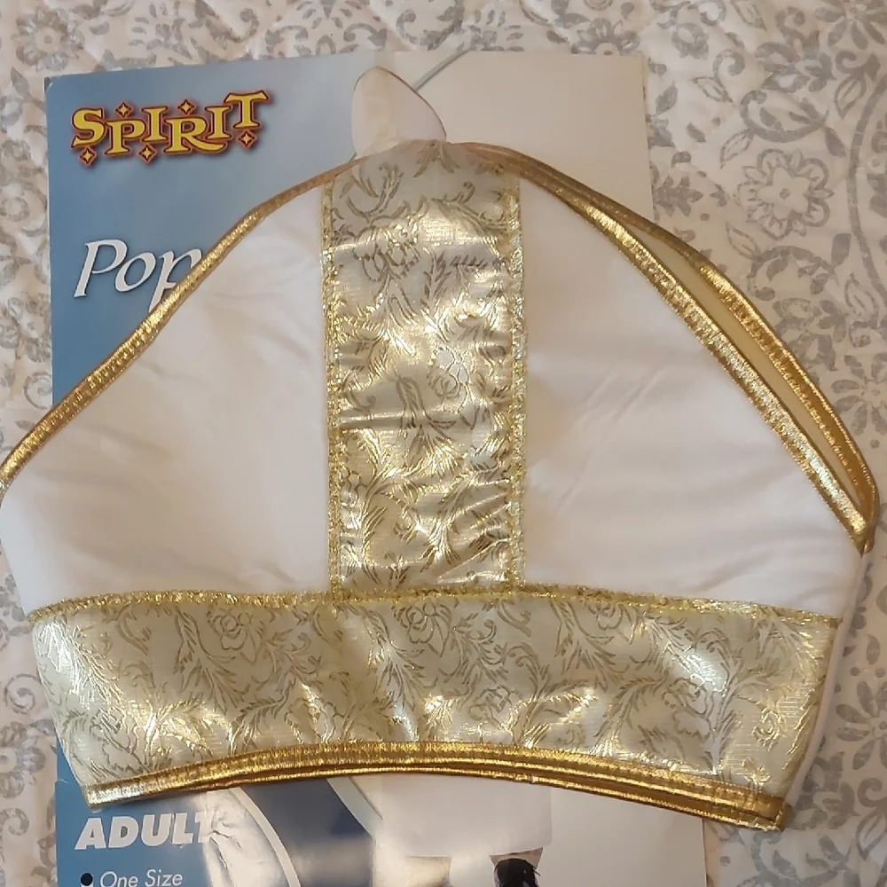 Spirit Pope Costume - White and Gold - Picture 10 of 11